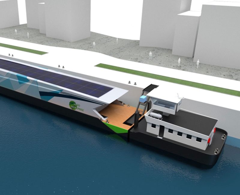 Axe Seine : du gaz vert pour le transport fluvial ?